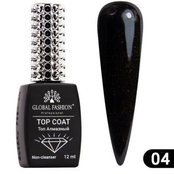 Top Coat Galaxy, Global Fashion, 12 ml, Transparent 04