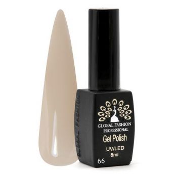 Oja semipermanenta, Global Fashion, Black Elite, 8 ml, Nude 066 ieftina