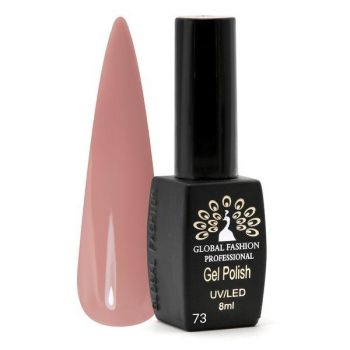 Oja semipermanenta, Global Fashion, Black Elite, 8 ml, Nude 073 ieftina