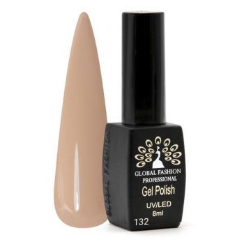 Oja semipermanenta, Global Fashion, Black Elite, 8 ml, Nude 132 ieftina