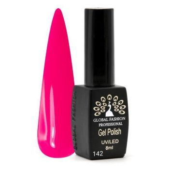 Oja semipermanenta, Global Fashion, Black Elite, 8 ml, Roz 142 Oja semipermanenta, Global Fashion, Black Elite, 8 ml, Roz 142