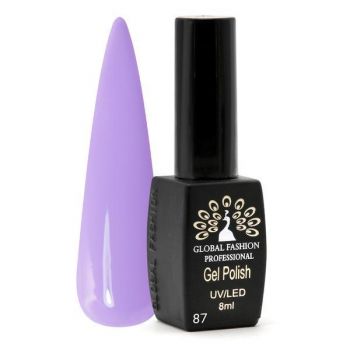 Oja semipermanenta, Global Fashion, Black Elite, 8 ml, Violet 087 ieftina