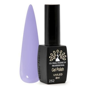 Oja semipermanenta, Global Fashion, Black Elite, 8 ml, Violet 252