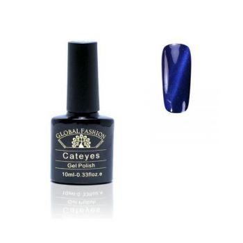 Oja semipermanenta, Global Fashion, Cat Eye, 10 ml, Albastru 33 de firma originala