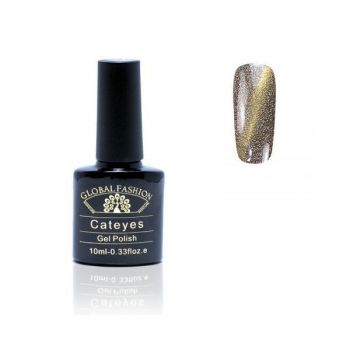 Oja semipermanenta, Global Fashion, Cat Eye, 10ml, Verde 30