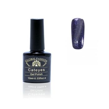 Oja semipermanenta, Global Fashion, Cat Eye, 10ml, Violet 73