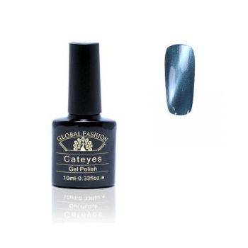 Oja semipermanenta, Global Fashion, Cat Eyes, 10 ml, Albastru 17 de firma originala