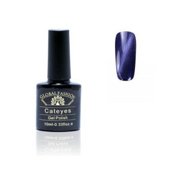 Oja semipermanenta, Global Fashion, Cat Eyes, 10 ml, Violet 22 ieftina