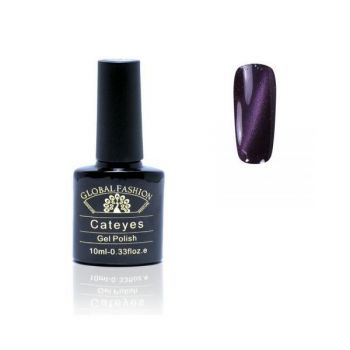 Oja semipermanenta, Global Fashion, Cat Eyes, 10 ml, Violet 24 de firma originala