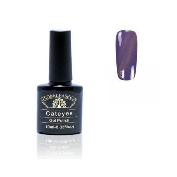 Oja semipermanenta, Global Fashion, Cat Eyes, 10 ml, Violet 67 de firma originala