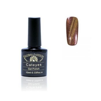 Oja semipermanenta, Global Fashion, Cat Eyes, 10ml, Maro 79 ieftina