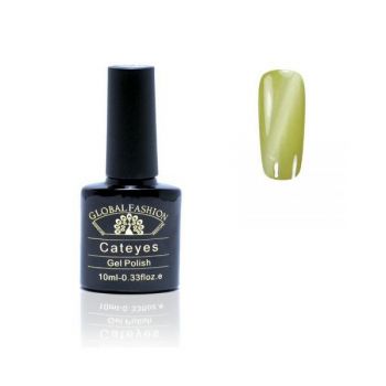 Oja semipermanenta, Global Fashion, Cat Eyes, 10ml, Verde 42 de firma originala