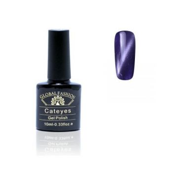 Oja semipermanenta, Global Fashion, Cat Eyes, 10ml, Violet 11