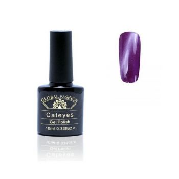 Oja semipermanenta, Global Fashion, Cat Eyes, 10ml, Violet 13 de firma originala