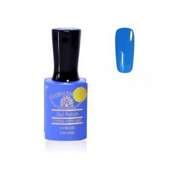 Oja semipermanenta, Global Fashion, Premium, 15 ml, Albastru 064 de firma originala