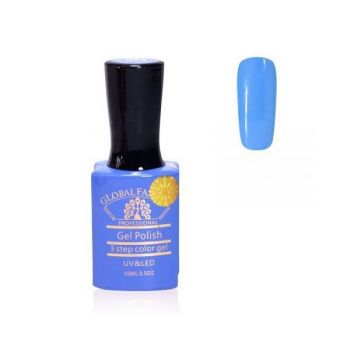 Oja semipermanenta, Global Fashion, Premium, 15 ml, Albastru 095