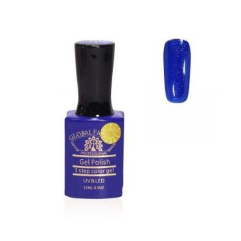 Oja semipermanenta, Global Fashion, Premium, 15 ml, Albastru 121 de firma originala