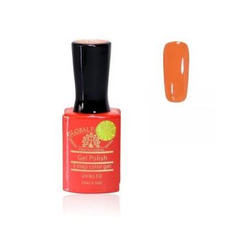 Oja semipermanenta, Global Fashion, Premium, 15 ml, Portocaliu 146