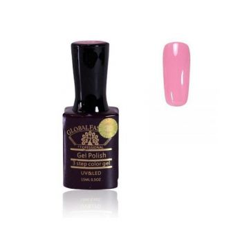 Oja semipermanenta, Global Fashion, Premium, 15 ml, Roz 114 ieftina