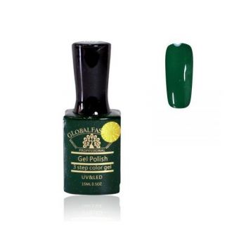 Oja semipermanenta, Global Fashion, Premium, 15 ml, Verde 009 ieftina