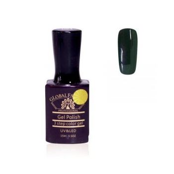 Oja semipermanenta, Global Fashion, Premium, 15 ml, Verde 084