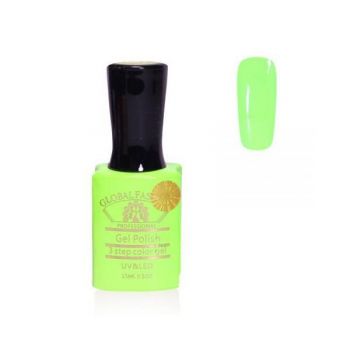 Oja semipermanenta, Global Fashion, Premium, 15 ml, Verde neon 089 ieftina