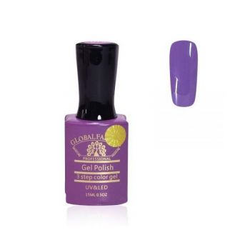 Oja semipermanenta, Global Fashion, Premium, 15 ml, Violet 070