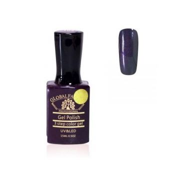 Oja semipermanenta, Global Fashion, Premium, 15 ml, Violet 104