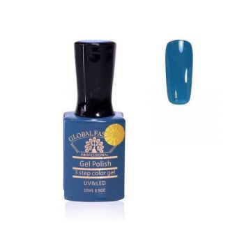 Oja semipermanenta, Global Fashion, Premium, 15ml, Albastru 111