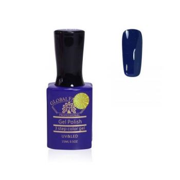 Oja semipermanenta, Global Fashion, Premium, 15ml, Albastru 120 de firma originala