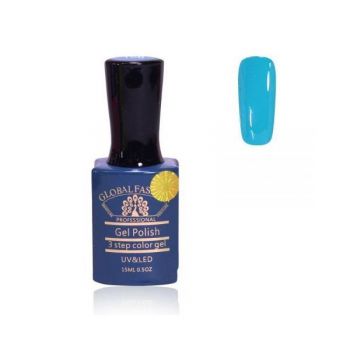 Oja semipermanenta, Global Fashion, Premium, 15ml, Albastru 158 de firma originala