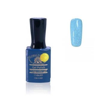 Oja semipermanenta, Global Fashion, Premium, 15ml, Albastru 180