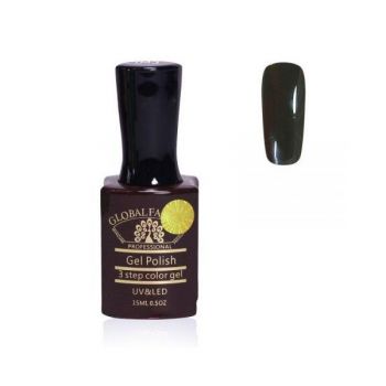 Oja semipermanenta, Global Fashion, Premium, 15ml, Gri 043 de firma originala