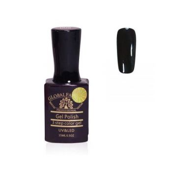 Oja semipermanenta, Global Fashion, Premium, 15ml, Negru 005 ieftina