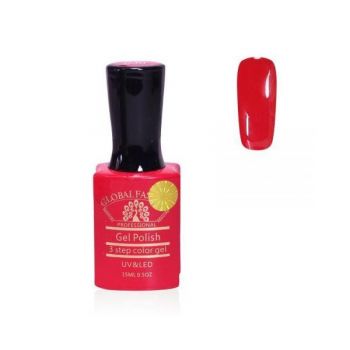 Oja semipermanenta, Global Fashion, Premium, 15ml, Rosu 030 ieftina