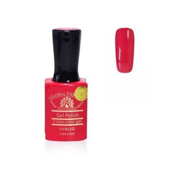 Oja semipermanenta, Global Fashion, Premium, 15ml, Rosu 083 ieftina