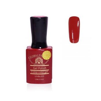 Oja semipermanenta, Global Fashion, Premium, 15ml, Rosu aramiu 026 ieftina