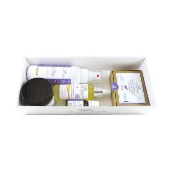 Set cadou Lavanda Story 8(crema hidratanta,apa florala, ser antiaging, ulei esential, sapun) 280 g