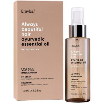 Ulei Elixir pentru Parul Uscat & Deteriorat - Erayba ABH Ayurvedic Essential Oil ieftin