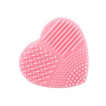 Accesoriu pentru curatarea pensulelor Ilu Makeup Brush Cleaner Hot Pink, 1buc