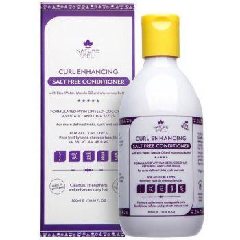 Balsam pentru Definire & Ingrijire a Parului Cret - Nature Spell Curl Enhancing Conditioner, 300ml ieftin