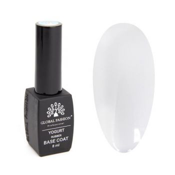 Base Coat, Global Fashion, Yogurt, 8 ml, Alb