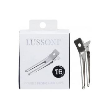 Clipuri Metalice Lussoni Double Prong Hair Clips 49mm, 36buc de firma original