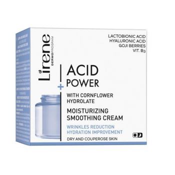 Crema Acid Power hidratanta si netezitoare zi/noapte Lirene, 50ml ieftina