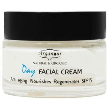 Crema de zi BIO Anti-Age SPF 15 - Arganour Daily Face Cream, 50ml