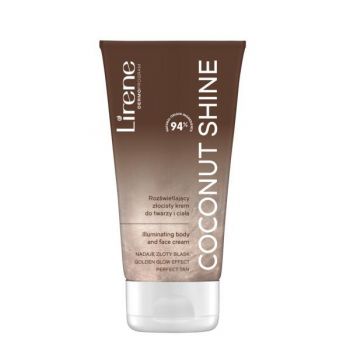 Crema Lirene Perfect Tan iluminatoare autobronzanta Coconut Shine , 150ml