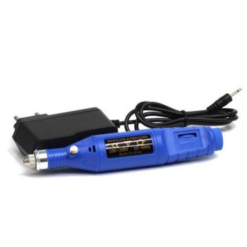 Freza electrica manichiura 15W 10000 rpm, Blue