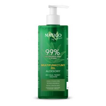 Gel corporal Natigo By Nature cu aloe vera Aloe Line 99% natural ingredients, 400ml