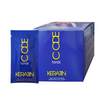 Masca Keratin Code cu Keratina si Colagen Set 50 Plicuri x 10ml de firma originala