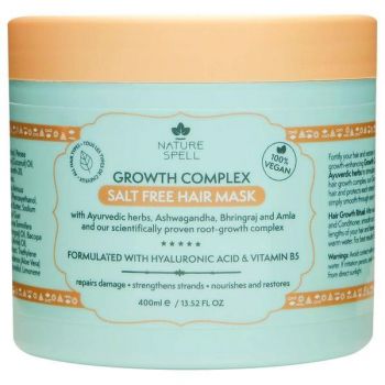 Masca pentru Crestere & Reparare Intensa a Parului - Nature Spell Hair Growth Mask, 400ml